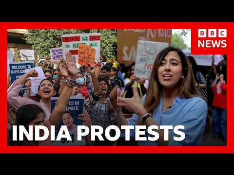 Why are women protesting in the streets of Delhi? | BBC News