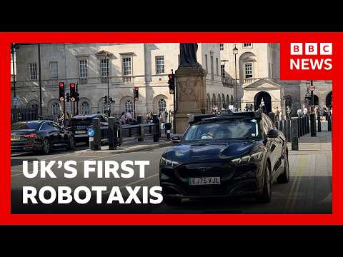 Uber launches UK’s first robotaxis in London | BBC News