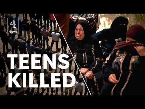 West Bank: Funerals held for Palestinian teenagers killed by Israeli forces