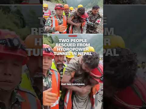 Two people rescued from hydropower tunnel in Nepal