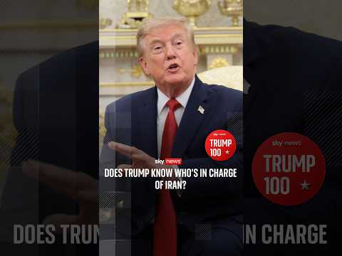 Does Donald Trump actually know who is in charge of Iran?