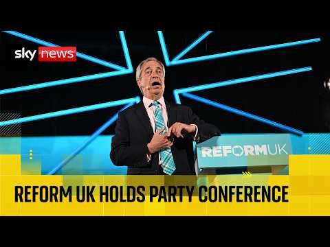 Watch live: Reform UK party conference underway after senior aides step down