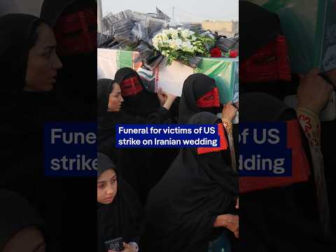 Funeral for victims of US strike on Iranian wedding | DW News
