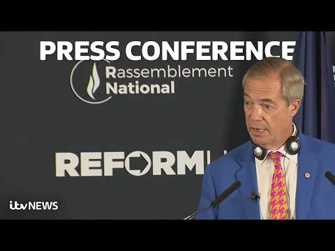 LIVE: Nigel Farage press conference amid pressure over Reform UK investigation