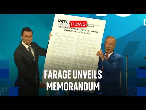 Nigel Farage and Jordan Bardella sign landmark migration deal