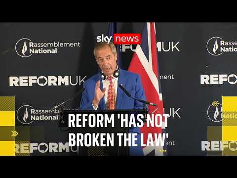 Farage dismisses foreign donations claims as ‘loose pub talk’