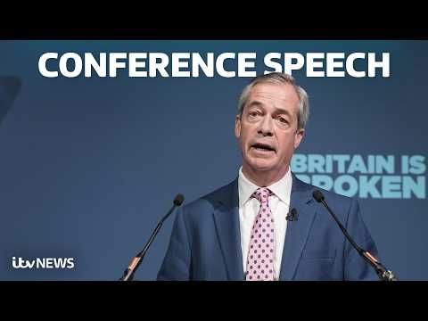 LIVE: Nigel Farage delivers major speech amid pressure over Reform UK investigation