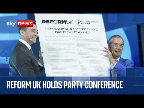 Reform UK party conference after senior aides step down