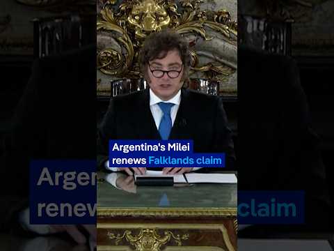 Argentina’s Milei steps up Falklands sovereignty claims | DW News