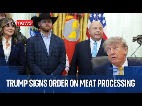 Trump signs executive order on farming