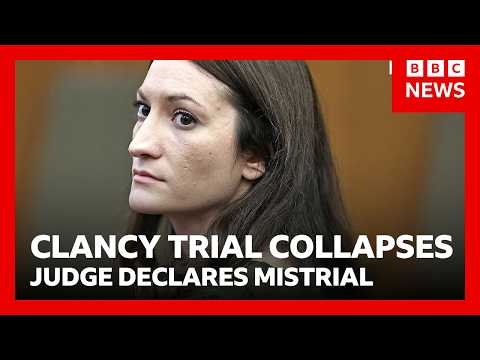 Lindsay Clancy murder trial collapses as jurors fail to reach verdict | BBC News