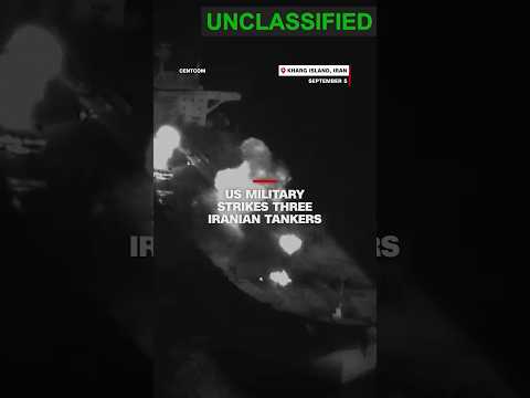 US military strikes three Iranian tankers