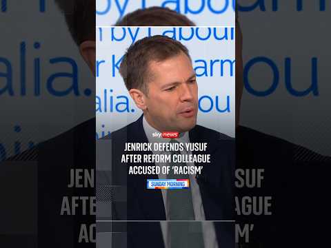 Jenrick defends Yusuf after Reform colleague accused of ‘racism’