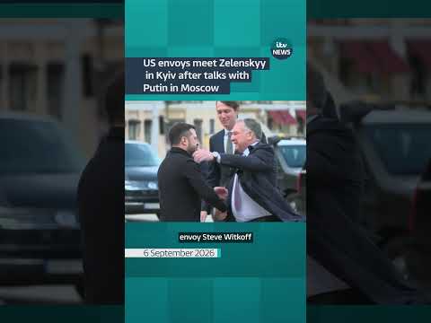 US envoys Steve Witkoff and Jared Kushner arrived in Kyiv in their first official visit to Ukraine
