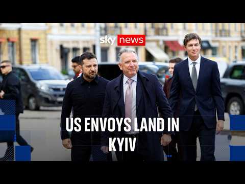 Witkoff and Kushner in Kyiv for first talks with Zelenskyy