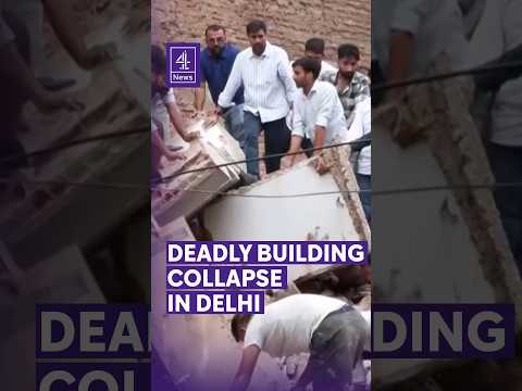 A five-storey building has collapsed in Delhi’s Satya Niketan area, killing at least one person