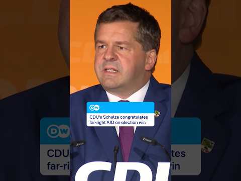 CDU’s Schulze congratulates far-right AfD on election win | DW News