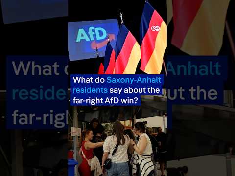 What do Saxony-Anhalt residents say about the far-right AfD win? | DW News