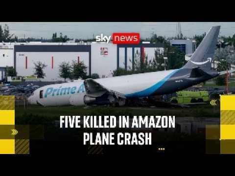 Five dead in Amazon Prime Air cargo plane crash in Miami