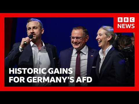 Germany’s far-right AfD hails big victory in east, but falls short of majority | BBC News