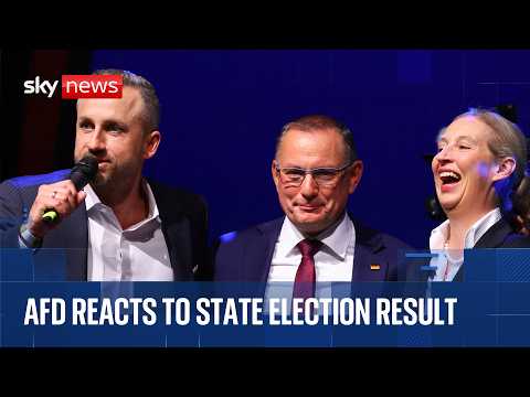 Germany’s far-right AfD hails ‘dream result’ after state election win