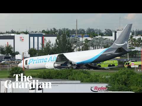 Amazon cargo plane crash at Miami airport kills at least five