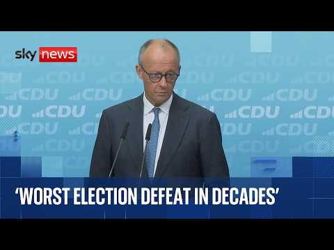 ‘Deeply shocked’: Merz says far-right AfD state win will have international impact