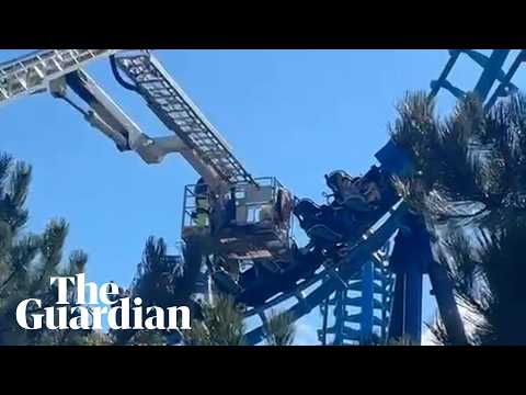 Firefighters rescue 27 people from broken down rollercoaster in Suffolk
