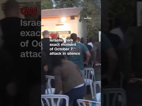 Israelis mark exact moment of October 7 attack in silence