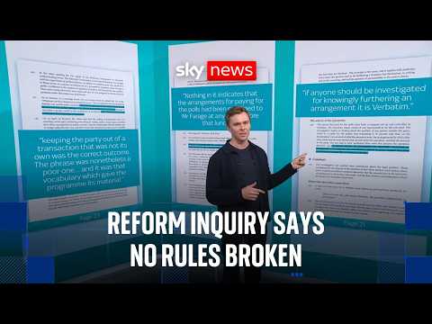 ‘No rules were broken’: Reform UK report clears party over undercover sting