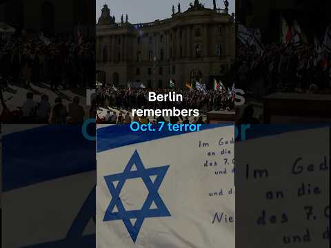 Berlin commemorates October 7 terror attacks | DW News