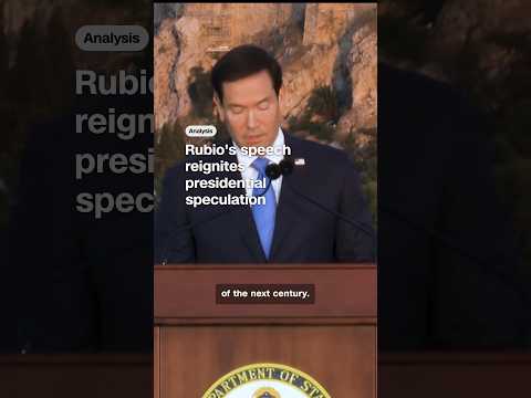Rubio’s speech reignites presidential speculation