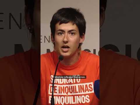 Supporters react to death of Spanish pensioner whose eviction sparked nationwide protests