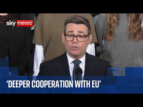 Burnham says he wants to ‘bring UK closer to Europe’
