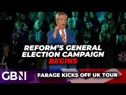 ‘I’m READY for you!’ Nigel Farage SLAMS Labour and declares ‘national EMERGENCY’ at campaign launch