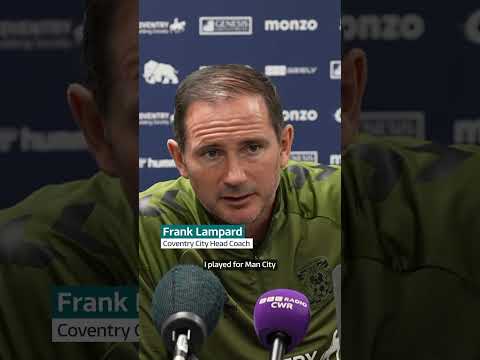 Frank Lampard reacts to Manchester City charges