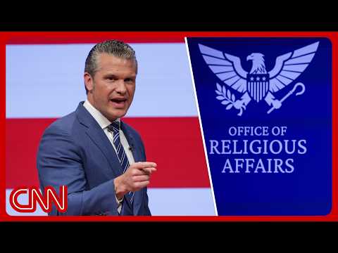 Hegseth unveils religious affairs office as Pentagon overhaul continues