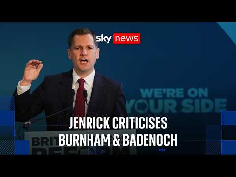 Robert Jenrick holds news conference