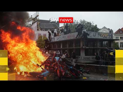 National demonstration takes place in Brussels after ‘major unrest’