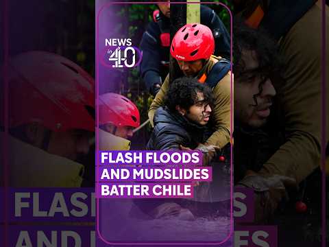 Flash floods and mudslides sweep through Santiago
