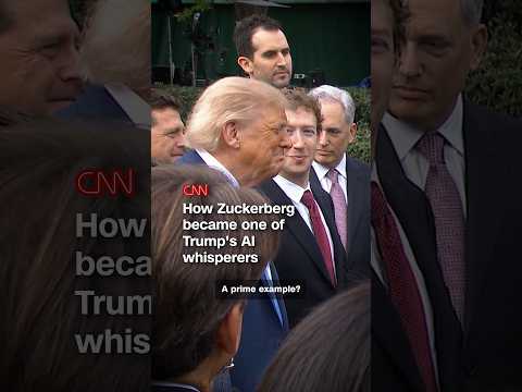 How Zuckerberg became one of Trump’s AI whisperers