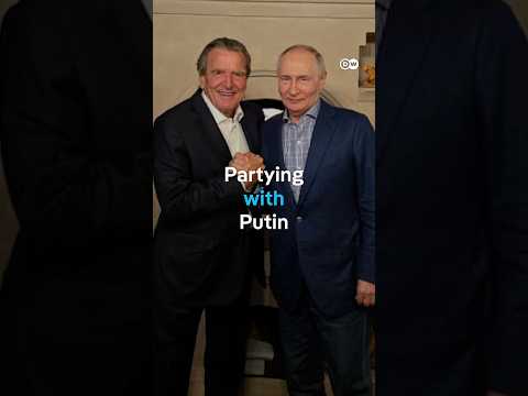 Germany’s ex-chancellor Gerhard Schröder and Russian President celebrate Putin’s birthday | DW News
