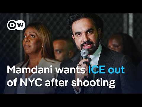 New York mayor Mamdani calls for ICE halt after agent shoots man | DW News