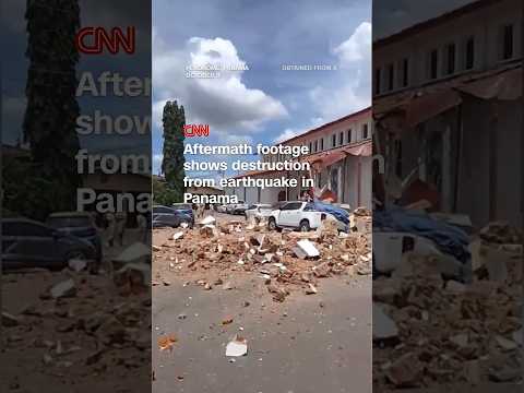 Aftermath footage shows destruction from earthquake in Panama