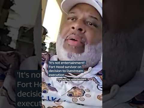 ‘It’s not entertainment’: Fort Hood survivor on decision to livestream execution