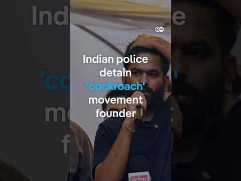 Indian police detain ‘cockroach’ movement founder | DW News