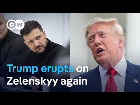 Trump calls for new Ukrainian leader — ‘A new low’ for US-Ukraine relations | DW News