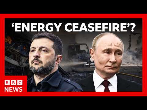 Zelensky says Ukraine supports ‘energy ceasefire’ announced by Trump | BBC News