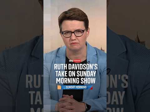 Ruth Davidson’s take on Sunday Morning show