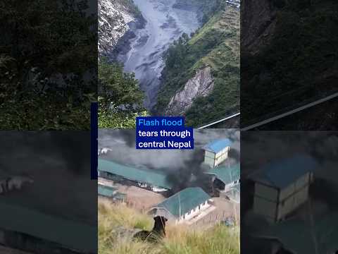 Flash flood tears through Nepal | DW News